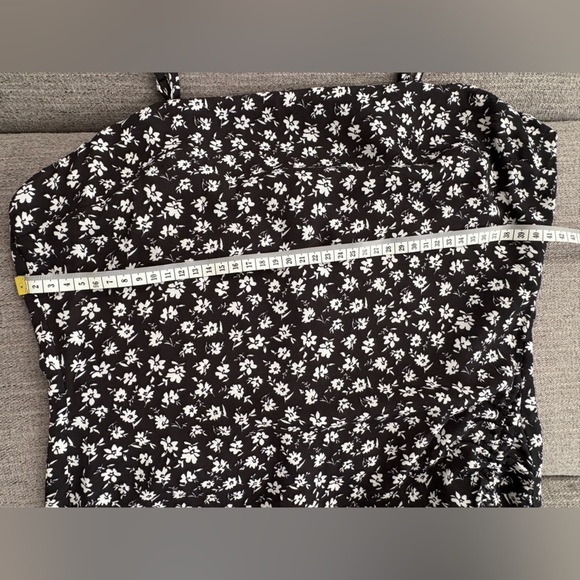 Kendall +Kylie Floral Long Dress Hibiscus Y2k Fairy Style Cottagecore Small Slip - Picture 5 of 5